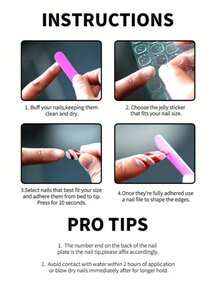 10pcs/Set Long Water Drop Cat Eye Nail Stickers With 3D Oval Rhinestone & Pearl, Elegant & Brightening, Suitable For Women To Wear To Parties, Balls, Dates, Can Be Reused, Comes With Mini Nail File