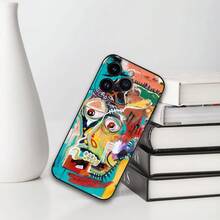 J-Jean M-Michel-Basquiat Art Phone Case For  16 15 11 13 14 Pro Max 7 8 Plus X Xr Xs Max 12mini Black Shell Cover Case. Christmas Accessories. Christmas Decoration  16 Pro Case  16 Case New And Popular Phone Case Styles Christmas Phone Case  17 Pro Max Case  Cases - Z2 - View 13
