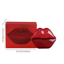 Sweet Kiss Women'S Perfume - Floral Scent, Lip-Shaped Bottle, Perfect For Home, Cycling, Travel & Parties - Ideal Valentine'S Day Or Christmas Gift - 糖果甜香調 - 查看 4