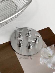 美甲装饰品，跨境热销圆形、方形、多边形金属磁性底座美甲展示架，指甲油架，韩式美甲用品，摄影道具，DIY配件