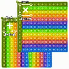 12x12 & 12+12 Multiplication & Addition Math Skills Practice Activity, Multiplication Table Math Learning Chessboard Game, Teacher Classroom Children Multiplication Addition Teaching Tool And Educational Toy - White - View 14
