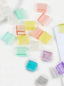 1/10/20 piezas Clips invisibles para el dobladillo del pantalón, pueden acortar la longitud del pantalón, evitar que se arrastre, sujetadores ocultos y sin costuras para el dobladillo del pantalón, adecuados para vaqueros y pantalones casuales, impermeables, portátiles, duraderos - Multicolor - Ver 3