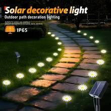 Solar LED Pathway Lights, IP65 Outdoor Landscape Lights, Solar Powered Garden Decor Lighting, Solar Outdoor Lights For Garden, Camping, Party, Independent Holiday - Multicolor - View 13