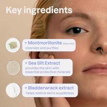 ATTITUDE Oceanly Face Mask Stick, EWG Verified, Plastic-Free, Plant And Mineral-Based Ingredients, Vegan And Cruelty-Free Beauty Products, PHYTO CLEANSE, Unscented, 1 Ounce - 白色 - 查看 3