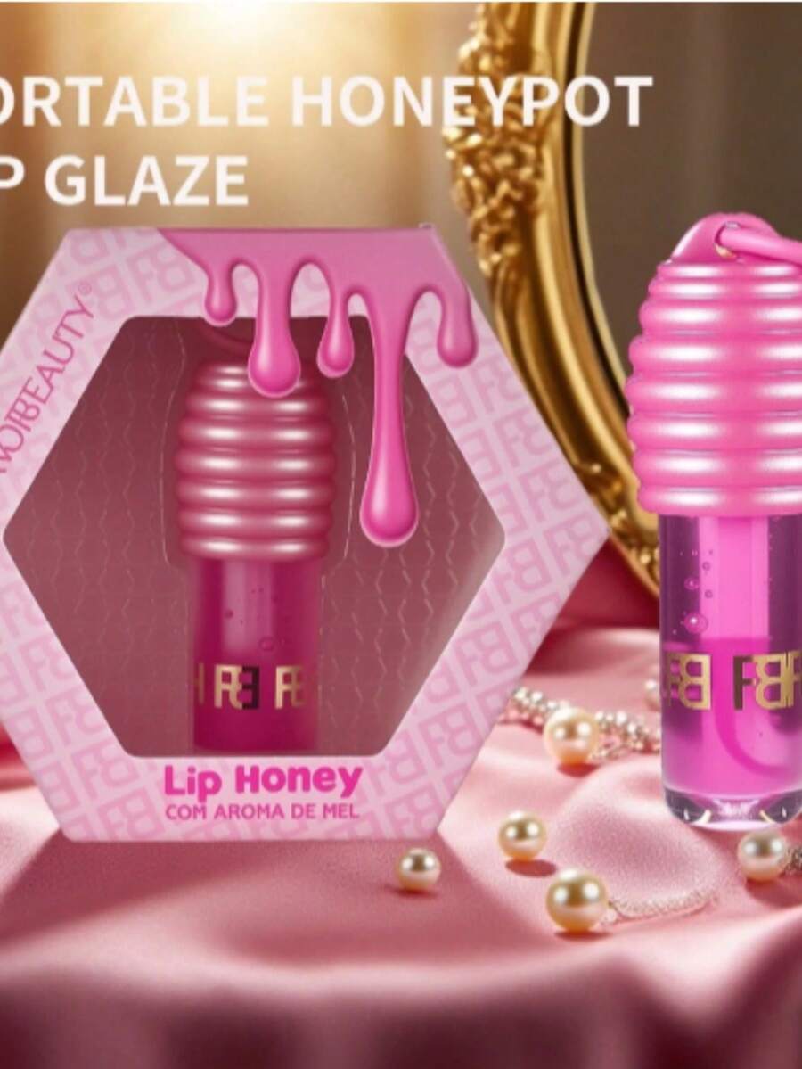Franciny Ehlke Gloss Labial pink Lip Gloss (Pensado para realça sua beleza com atitude) - lip rosa morango - Visão 1