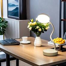 LED Eye Protection Desk Lamp With USB Power Supply, Dimmable 3-Mode Switching Between Cool And Warm White Light