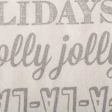 DII 100% algodón, Lavable a máquina, Impreso metálico día Festivo Mantel – 52 x 52 Asientos 4 Personas, 70" Redondo, , Redondo de 177.8 cm, 1, 1(60X84 " Collage de día festivo plateado) - Multicolor - Ver 2