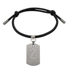 1 pièce Collier réglable pour chien de compagnie avec 26 charms de lettres majuscules, accessoire de décoration de nom de compagnie de mode, convient aux chiens petits/moyens/grands pour l'intérieur et l'extérieur - Multicolore - Voir 26