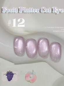 MIANEL 10毫升 冬季草莓美甲美白水果拼盘猫眼凝胶指甲油 2026 新款热销蓝紫绿玻璃珠指甲油 美甲沙龙专用 绿色指甲 蓝色指甲 白色指甲 DIY和美甲沙龙美甲用品 - 彩色 - 查看 24