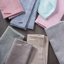 DII 100% algodón, se puede lavar a máquina, Everyday Chambray Cocina Mantel para la cena partes, verano y aire última intervensión Picnic - Asientos 152,4 x 264,2 cm 8 A 10 personas,(Piedra 274.3 x 35.6 cm (Rectangular)) - Multicolor - Ver 6