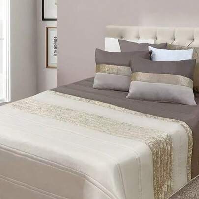 Colcha Edredón decorativa, con dos cojines relleno incluido,edredones cama edredon bouti calidad superior,Cómodo y duradero vale para Cama135/150cm Tamaño 250x260cm