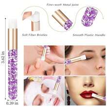 BUCICE Lash Shampoo Kit - Eyelash Extension Cleaning Set With Lash Fan Dryer And Cleanser - Makeup Cleansing Foams For Lash Care And Aftercare, Purple - ColorB - 查看 5