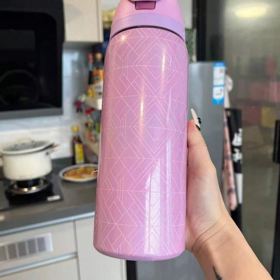 32 OZ, Evil Spider Pearl Powder, Evil Spider Emerald Green, Multiple Colors And Patterns To Choose From, New Water Cup, Portable Straw Kettle, Compatible With Leak Proof Stainless Steel Water Bottle. This Water Cup Features A Double-Layer Vacuum Insulation Design And Is A High-Quality Drinking Tool. It Is Easy To Carry And Suitable For Outdoor Camping, Hiking, Self Driving Or Travel. It Is An Excellent Gift Choice. It Is A Sports Water Bottle Designed Specifically For Drinkers. Perfect For Outdoor Picnics, Summer, Autumn, And Winter Outings, Outdoor Adventures, Camping, Fitness Centers, Dormitories, Yoga, Self Driving Tours, Office Commuting, Teachers, Graduation Gifts, Teacher Gifts, Mother's Day Gifts, Birthday Gifts, Halloween Gifts, Perfect For Drinking Clean Water, Iced Tea Or Coffee, Cold And Hot Drinks, Making It A Recommended Gift. - Bột ngọc trai Evil Spider - Xem 1
