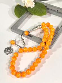 1串33颗10毫米玻璃手持念珠，穆斯林日常使用。 - 彩色 - 查看 5