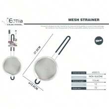 Kitchen Stainless Steel Fine Mesh Oil Filter, Drain Strainer, Multi-Functional Fried Food Draining Tool, Food Washing And Draining Rack, Rust-Proof, High-Temperature Resistant, Hanging Kitchen Utensil, Cooking Aid, Suitable For Both Home And Commercial Use. - Multicolor - View 14