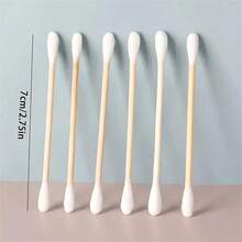 300pcs Ear Cleaning Swabs, Double-Ended Design, Suitable For Cleaning Ears And Nose, Ideal Beauty Tool For Makeup And Personal Care, Great For Daily Home And Outdoor Use, Also Suitable For School, Back To School Season, Travel, Home And Other Occasions, Essential Travel And Home Item - Multicolor - View 3