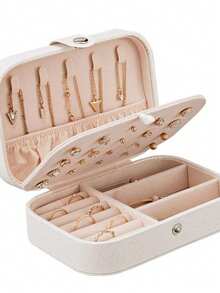 1个首饰收纳盒：可立即整理戒指、项链、手表和其他首饰。Bluelander 首饰盒。 - 彩色 - 查看 6