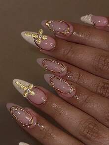 30 piezas/paquete Decoraciones de uñas de cruz dorada de arte de uñas, encantos de cruz de metal para arte de uñas para suministros de diseños DIY, pegatinas decorativas, dijes de uñas, gemas de uñas, suministros de uñas