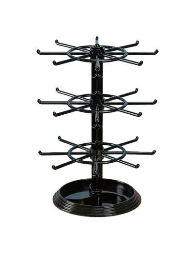 1個 3段ジュエリーディスプレイラック、キーホルダー、ヘアバンド、アクセサリー、時計、ブレスレットなどに適しています。ポリプロピレン樹脂製で、デスクトップ収納ラック、2段回転式ヘアアクセサリー収納ラック、3段ヘアバンド、アクセサリー収納ラック、ドレッサー用キーラック、ホームデスクの整理やジュエリーショーの展示に適しています。