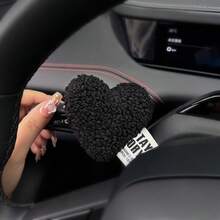 1pc Heart-Shaped Gear, Decorative Steering Wheel, Gear Lever, Central Control Screen, Wiper, Turn Signal, Car Interior Decoration Ornament - Multicolor - View 7