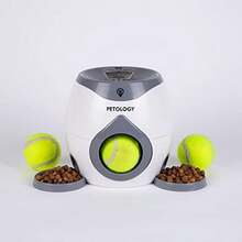 Petology Juguetes para Perro, Dispensador de Recompensas y Pelotas, Color Blanco(default) - Multicolor - Ver 6