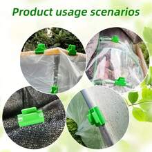 5/10/15/20/25个装温室塑料夹，适用于框架、园艺薄膜固定，重型温室夹，耐用塑料结构，园艺和农业用途，园艺薄膜夹，植物桌框架固定器，耐用塑料材质