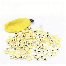 1pc "Bananagrams" - Family Friendly Letter Tile Game, Plastic Material, Suitable For Holiday Party Entertainment, Board Game Accessories, Holiday Games, Banana Party - Multicolor - View 9