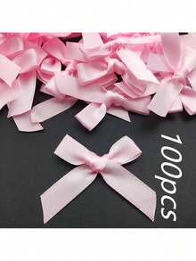 100pcs Colorful Mini Bow Crafts, Small Ribbon Bows For Handmade Decoration, Small Fabric Bows For Clothing Decoration, Cute Accessories For DIY Crafts, Gifts, Parties, Cakes - Nhiều màu - Xem 11