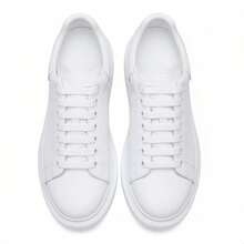 Tênis Masculino Casual Premium Design Moderno skate - Branco - Visão 3