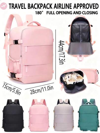 Multifunctional Backpack | Unlock The Urban Commuting Healing Aesthetics --Hierarchical Storage Breathable Weight Reduction A Set Of Equipment Interpre The Balance Philosophy Of Calmness And Elegance The Three-Section Horizontal Stratified Structure Recreates Architectural Aesthetics--Top Key Pouch, Middle Computer Compartment