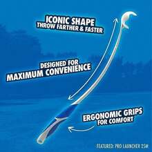 Chuckit! Pro Fetch - Lanzador de Bolas de Juguete para Perros; Compatible con Cualquier Bola del Mismo tamaño, 25 Pulgadas(Mediano 18 pulgadas de largo) - Multicolor - Ver 3