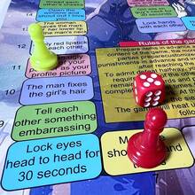 创意生日派对礼物；趣味互动情人节礼物；成人青少年校园恋爱版棋盘游戏；飞象棋（调情版）；父亲节礼物；情侣情感和解道具 - 彩色 - 查看 1