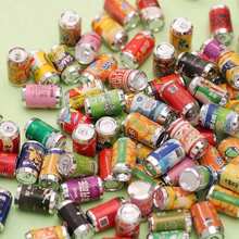 10/20/30pcs Miniature House Decor Set, Micro Proportion Mini Soda Can, DIY Micro Food Scene, Mini Resin Juice & Beverage Bottle Model, Micro Beer Bottle & Can Gift, Convenience Store Decor For Birthday, Graduation - Multicolor - View 6