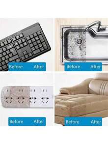 8PCS Magic Sponge Eraser, Foam Cleaning Pad, Multifunctional Household Cleaning Sponge, Kitchen Dishwashing Sponge, Suitable For Furniture, Bathroom, Bathtub, Sink, Floor, Wall, Cleaning Supplies, Household Gadgets, Ready For School, Kitchen, Bathroom, Home, Household Supplies - White - View 10