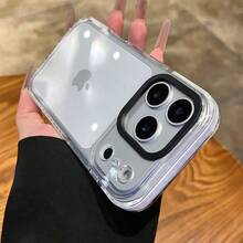 Classic Fashion Dual-Color TPU Soft Phone Case, Multiple Colors Available, Compatible With  17 Pro Max/ 17 Pro/ 17 Air/ 17 16 15 14 13 12 11 Pro Max, Perfect Christmas Gift For Women. - màu xanh lá - Xem 3
