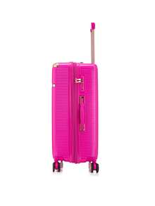 Sanzheng 4-Piece Ultra-Light Hardside Luggage Set – Multi-Color, Silent 360° Spinner Wheels, 14–30" Suitcases For All Travelers - Màu Hồng Tươi - Xem 5