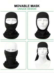 3pcs/1pc Unisex Ski Mask, Balaclava Style Mask, Lightweight Breathable Sun Protection Mask, Suitable For Motorcycle, Snowboarding And Other Outdoor Sports - Style I - View 5