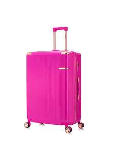 Sanzheng 4-Piece Ultra-Light Hardside Luggage Set – Multi-Color, Silent 360° Spinner Wheels, 14–30" Suitcases For All Travelers - Màu Hồng Tươi - Xem 4