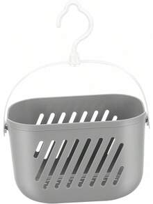 Cesta Colgante Baño con Ducha Organizador de Ducha Carrito de Ducha Colgante Saque de Esquina Páginas Vegetal - Blanco - Ver 1