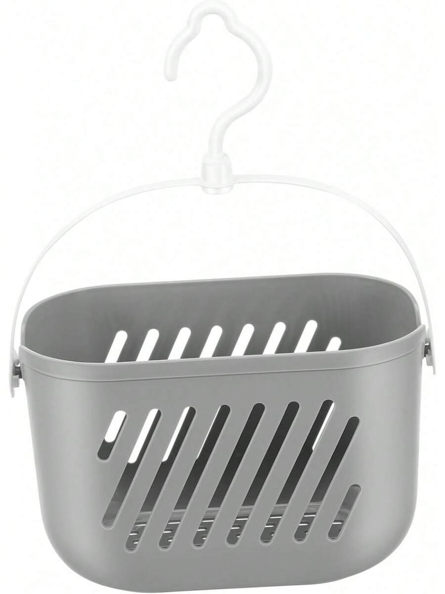 Cesta Colgante Baño con Ducha Organizador de Ducha Carrito de Ducha Colgante Saque de Esquina Páginas Vegetal - Blanco - Ver 1