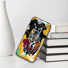 J-Jean M-Michel-Basquiat Art Phone Case For  16 15 11 13 14 Pro Max 7 8 Plus X Xr Xs Max 12mini Black Shell Cover Case. Christmas Accessories.  17 Pro Max Case Limited-Time Discount New And Popular Phone Case Styles  16 Case  17 Case   16 Pro Case - Z8 - Xem 8
