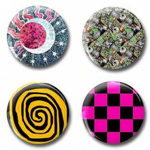 Funny Personalized Pattern Badge Brooch, Women's Lapel Pin Brooch, Bag Pendant, Fashion Accessory, Fun Gift For Friends, Family, Teachers And Classmates - Multicolor - View 1