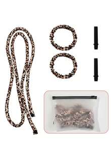 5pcs Heatless Hair Curler Kit, No Heat Curler, Hair Styling Tool Set, Overnight Curls Styling Tool, Multiple Colors Available, Wave Curling No Heat Damage, Easy To Use For Daily & Party Hairstyles, Curly Hair Accessories For Women, Travel Essential For Barber Salon Beauty Travel Essential Hair Products,Hair Cares,Hair Accessories - Multicolor - View 15