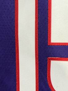 Men's Embroidered Basketball Jersey 15 Purple And Black Casual Sleeveless Vest V-Neck T-Shirt Party Sports Top - Multicolor - View 5