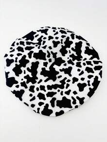 1pc Hair Care Cap, Anti-Hair Loss Cap, Postpartum Cap, Hair Mask Cap, Dry/Wet Hair Cap, Sleep Cap - Cow-shaped Hair Mask - View 2