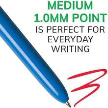 BIC 4-Color Original Retractable Ballpoint Pen With 1.0 Mm Medium Point, 3-Count In Assorted Ink - 什錦 - 原味 - 查看 4