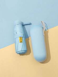 迷你折叠伞 - 防水、便携、轻巧、防紫外线、防风、易于携带、可折叠设计，附赠收纳袋 - 适合户外活动、旅行和日常使用，是夏季降温、海滩度假、旅行的理想之选，迷你50%折叠伞，晴雨两用，适合作为儿童节日礼物，UPF50+防紫外线和防雨，教师节和万圣节礼物之选。