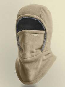 Unisex Balaclava Ski Mask, Windproof Warm Lining Neck Warmer, Solid Color, Autumn/Winter Accessory, Winter Warm Head Wear - Multicolor - View 8