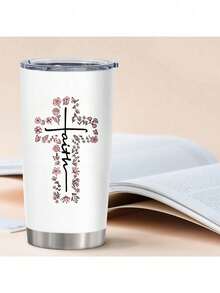Christian Gifts, Spiritual Encouragement Inspirational Gift For Women, 20 OZ Insulated Tumbler Coffee Mug With Lid, Christmas Birthday Gift - 你是 2 - 查看 3