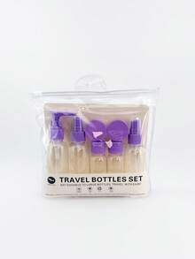 Travel Suit Separate Press Type Convenient Carry Face Cream Liquid Foundation Toner Essential Oil Spray Bottles Set - Multicolor - View 11